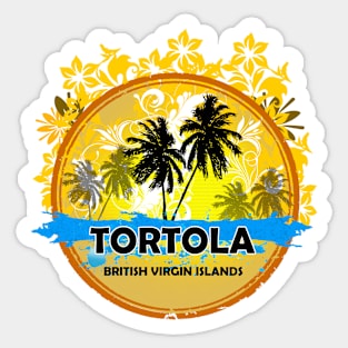 Tortola Summer Paradise Sticker